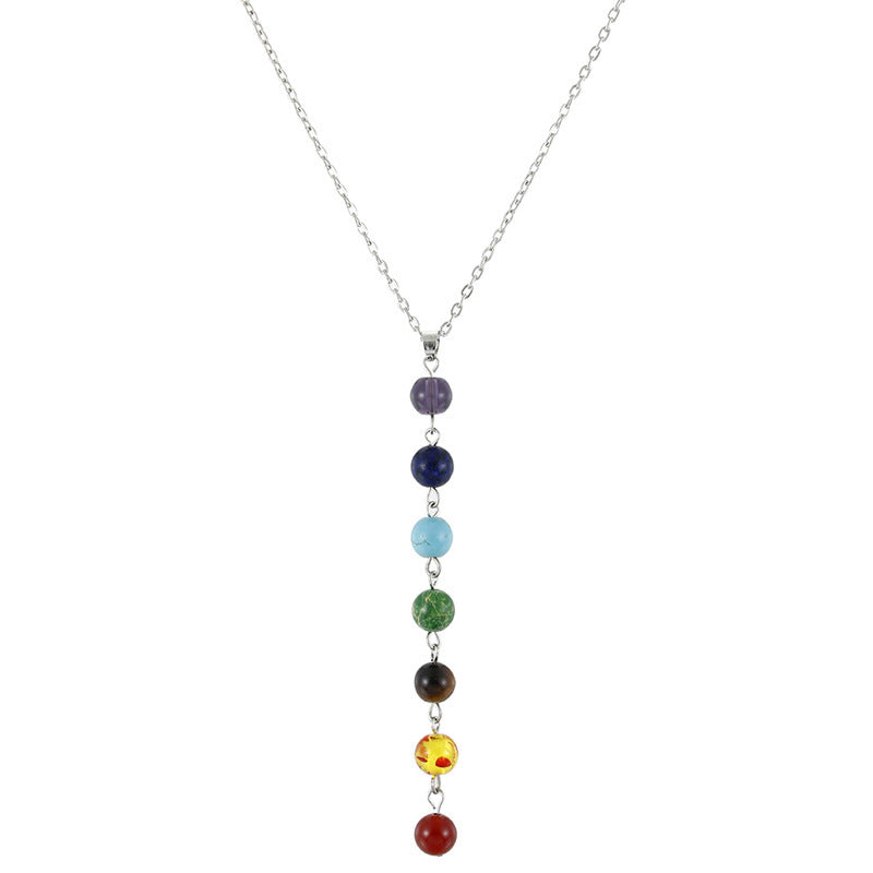 Serenity Gemstone Beaded Necklace for Effortless Elegance